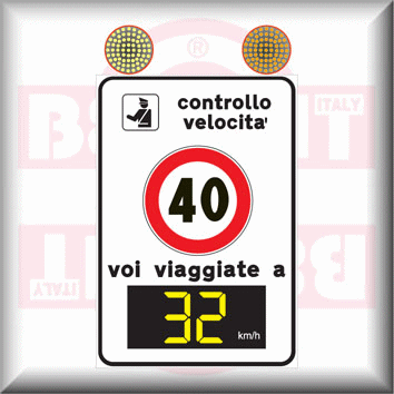 CARTELLO DISSUASORE CON RILEVATORE RADAR DI VELOCITA - Foto 9